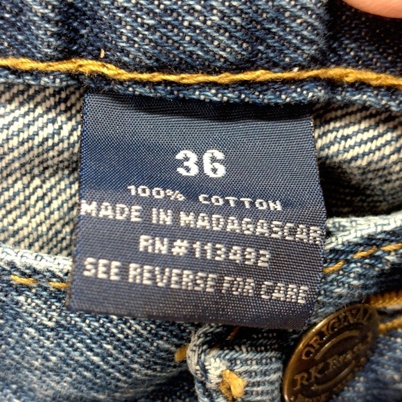 RK Brand work wear men's size 36 jean shorts - Picture 4 of 7